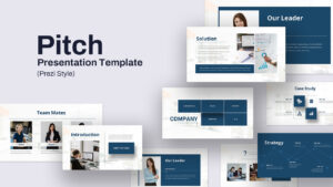 Free Prezi Style Pitch Deck Template