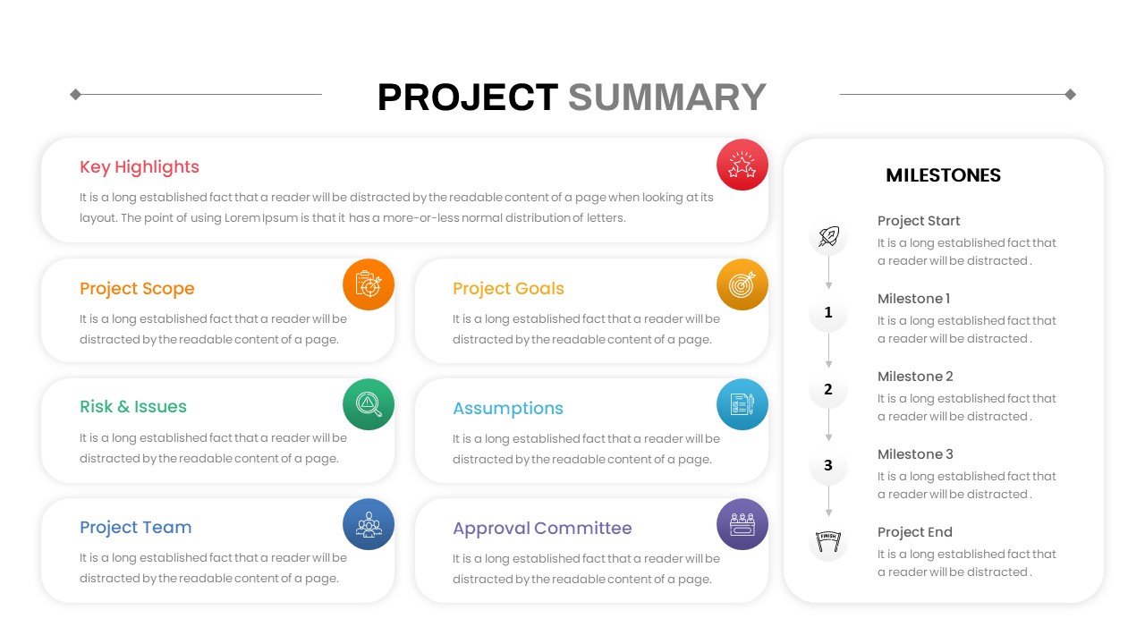 Project Kickoff Meeting Deck Presentation Template