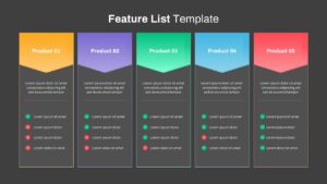 feature list ppt template