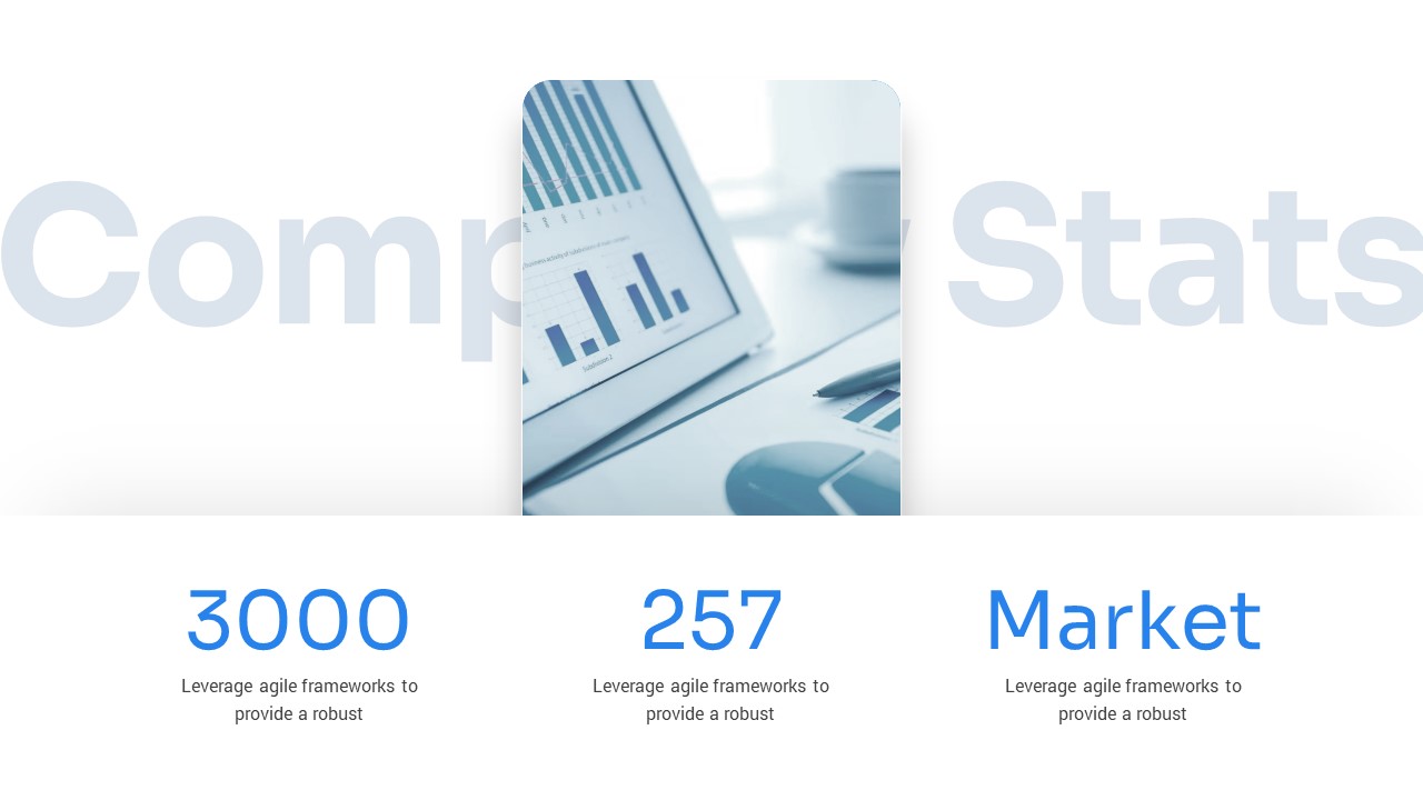 stats and graph financial ppt slide