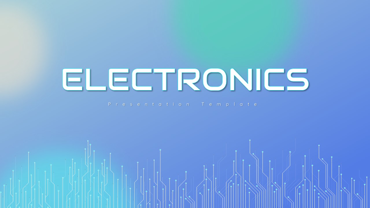 Electronics PowerPoint Deck Template