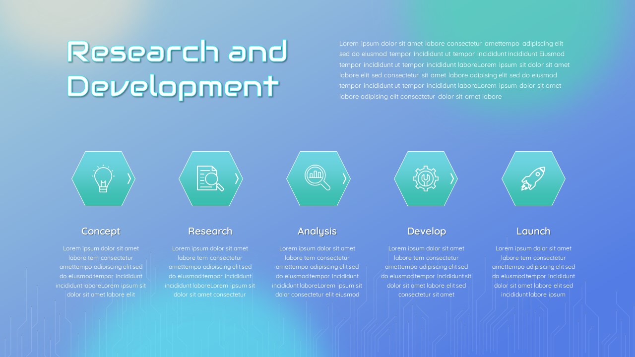 Electronics R&D PowerPoint Template