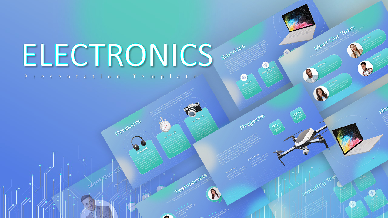 Electronics powerpoint Template