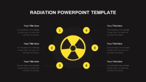 Free Radiation PowerPoint Template Dark