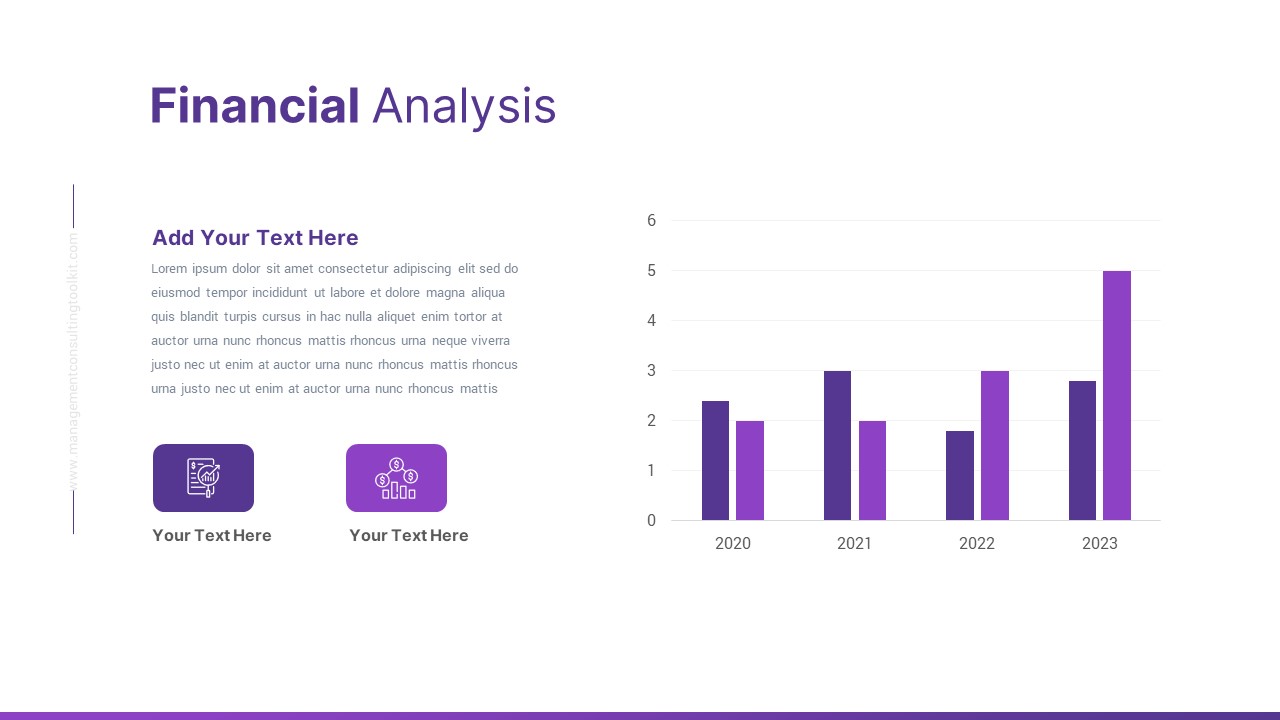 Management Consulting Toolkit PowerPoint Template financial analysis