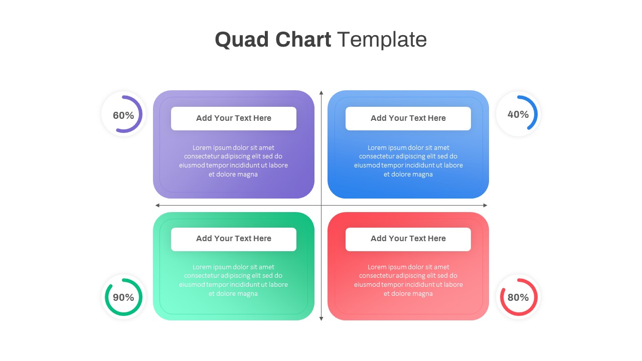 Quad Chart PPT Template