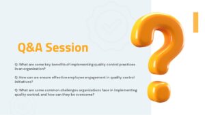 Quality Control Presentation Template Q&A Slide