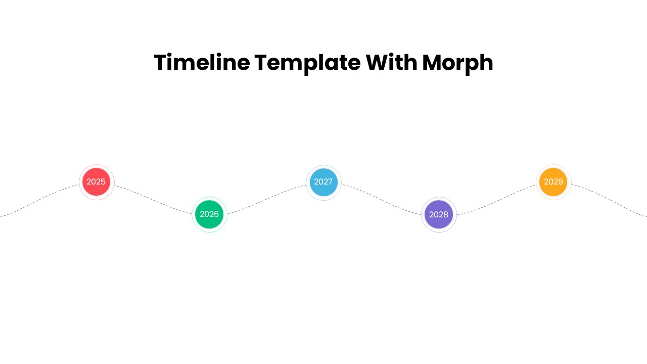 Timeline PowerPoint Template Morph Transition Animation2