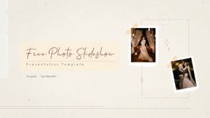 Free Photo Album Animated Slideshow PowerPoint Template