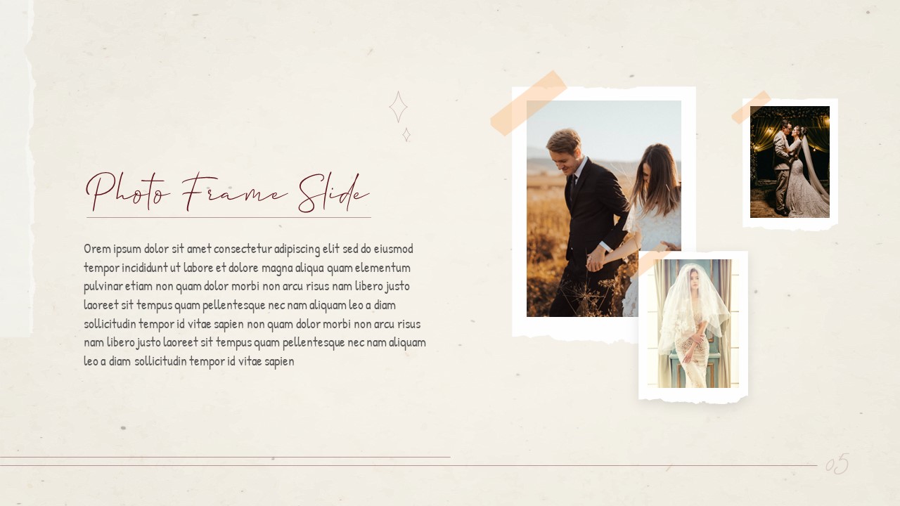 Free Photo Album Slideshow PowerPoint Template