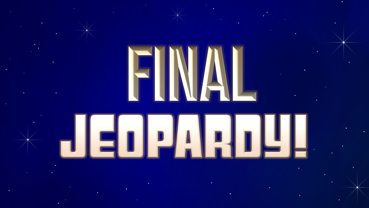 Free PowerPoint final Jeopardy Template