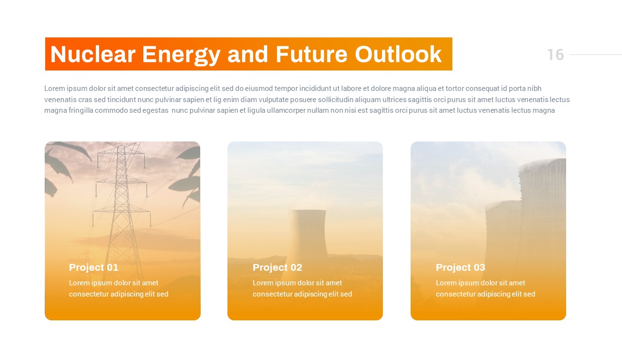 Nuclear Energy PowerPoint Deck Template 07