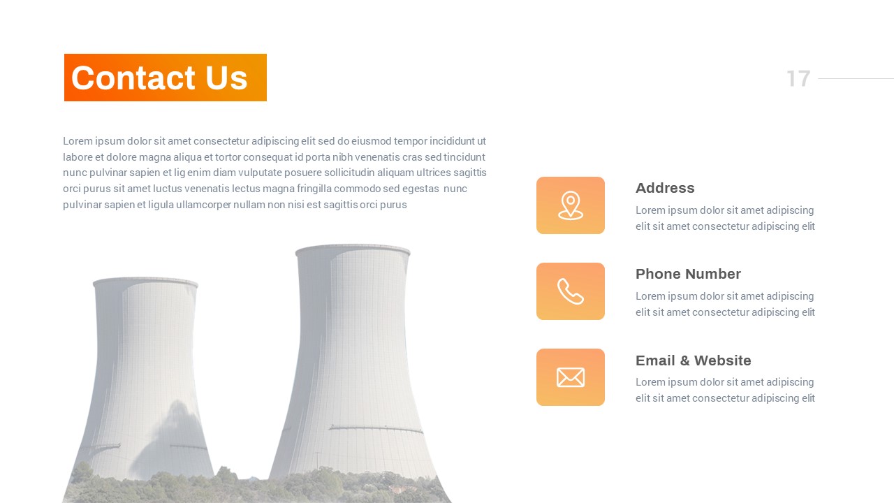 Nuclear Energy PowerPoint Deck Template 08