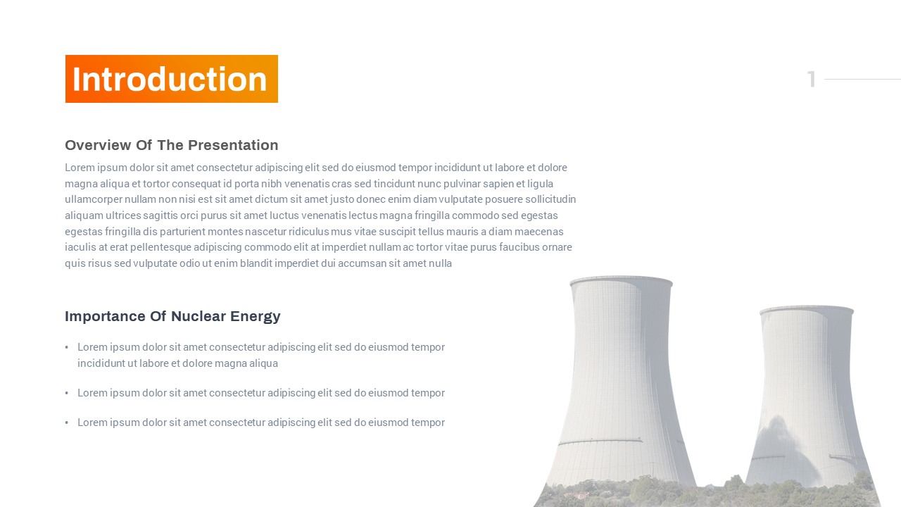 Nuclear Energy PowerPoint Template