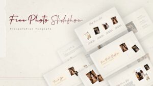 Free Photo Album Animated Slideshow PowerPoint Template