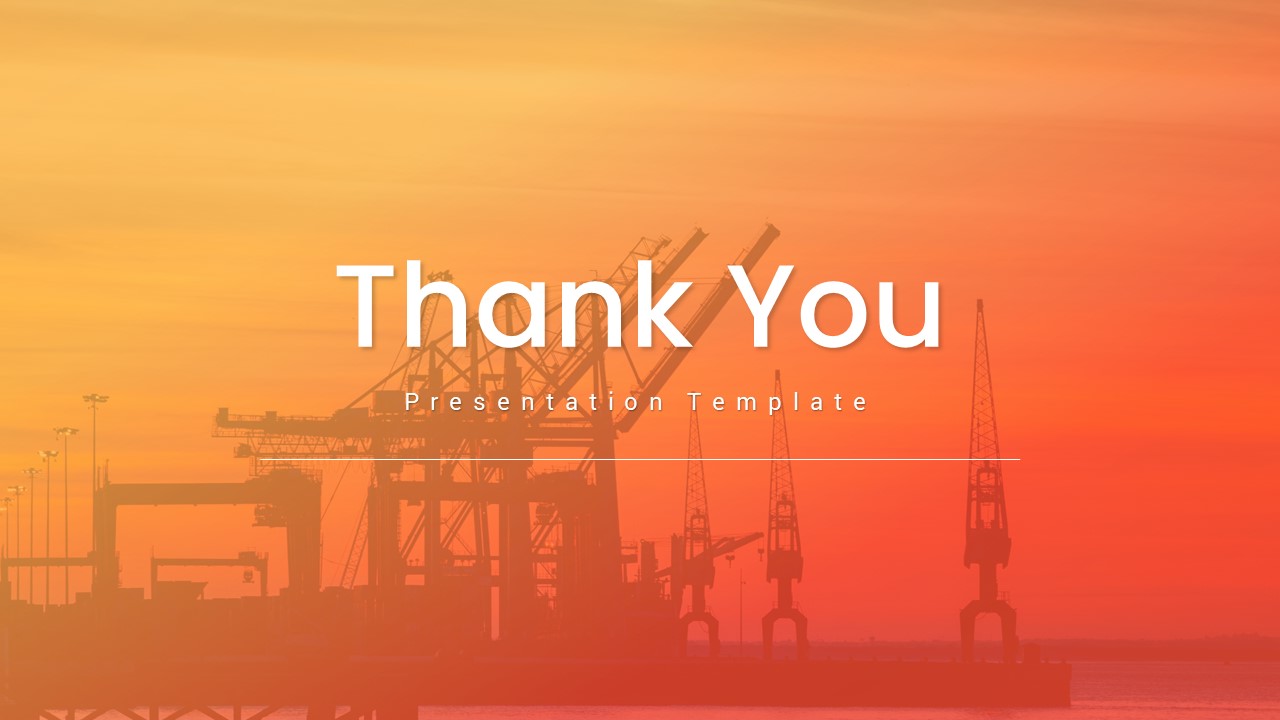 Oil And Gas thank you PowerPoint Template