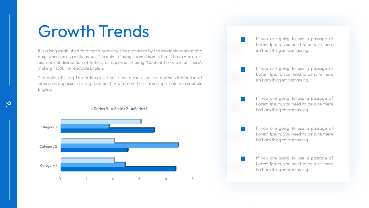 text heavy growth powerpoint slide