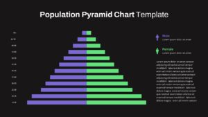 Population Pyramid Chart ppt slide