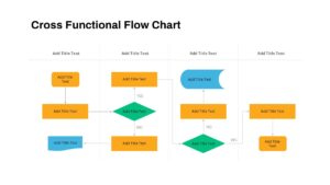 Cross Functional Flow Chart PowerPoint Template