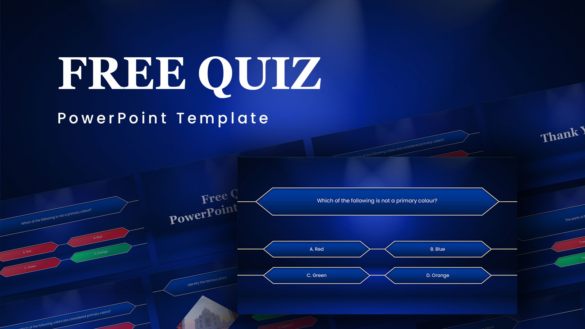 free Animated quiz powerpoint template