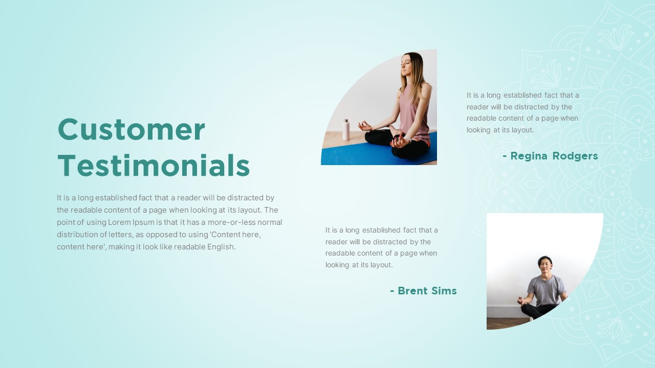 wellness customer ppt