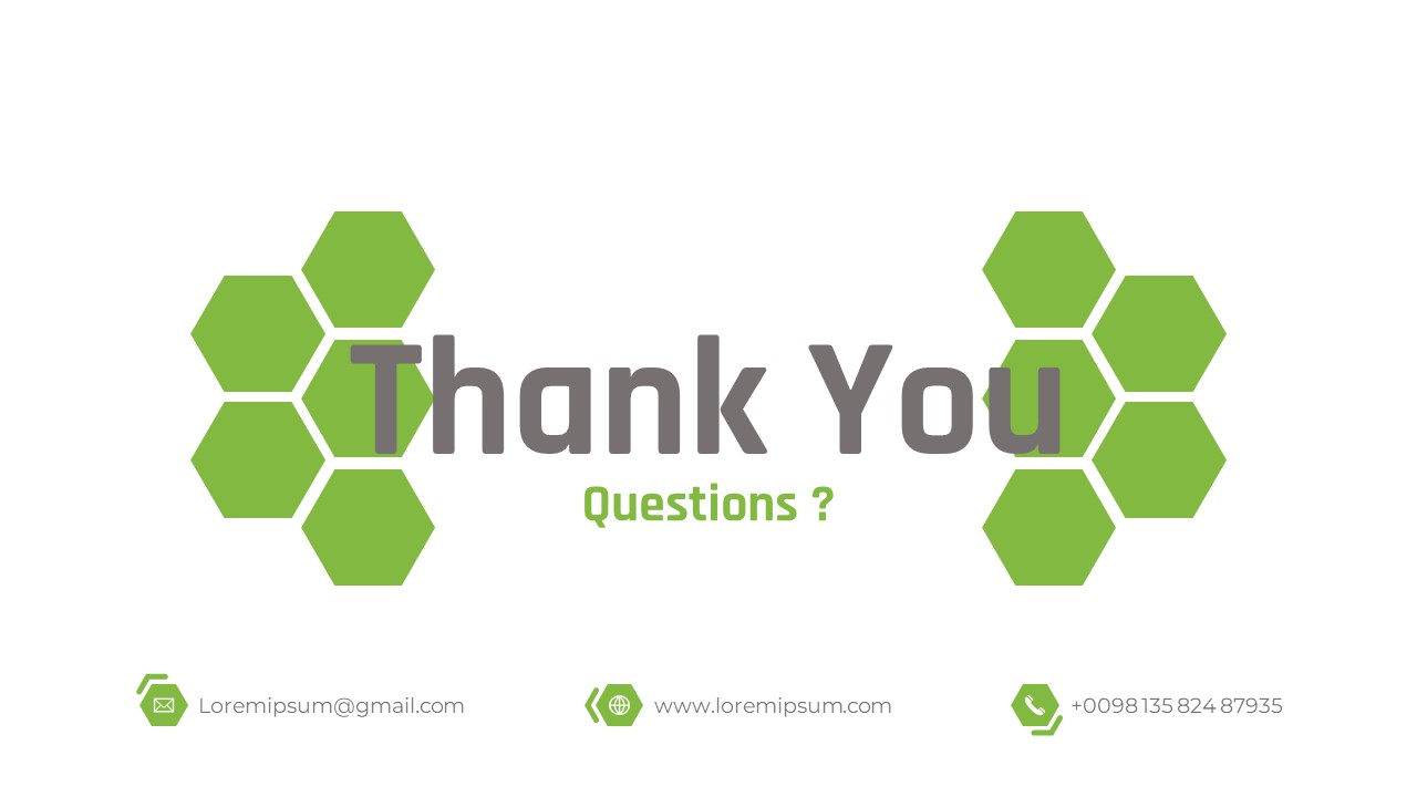 Free Company Profile Presentation Template Thank You