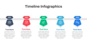 Free-PowerPoint-Timeline-Infographics-Deck-Text