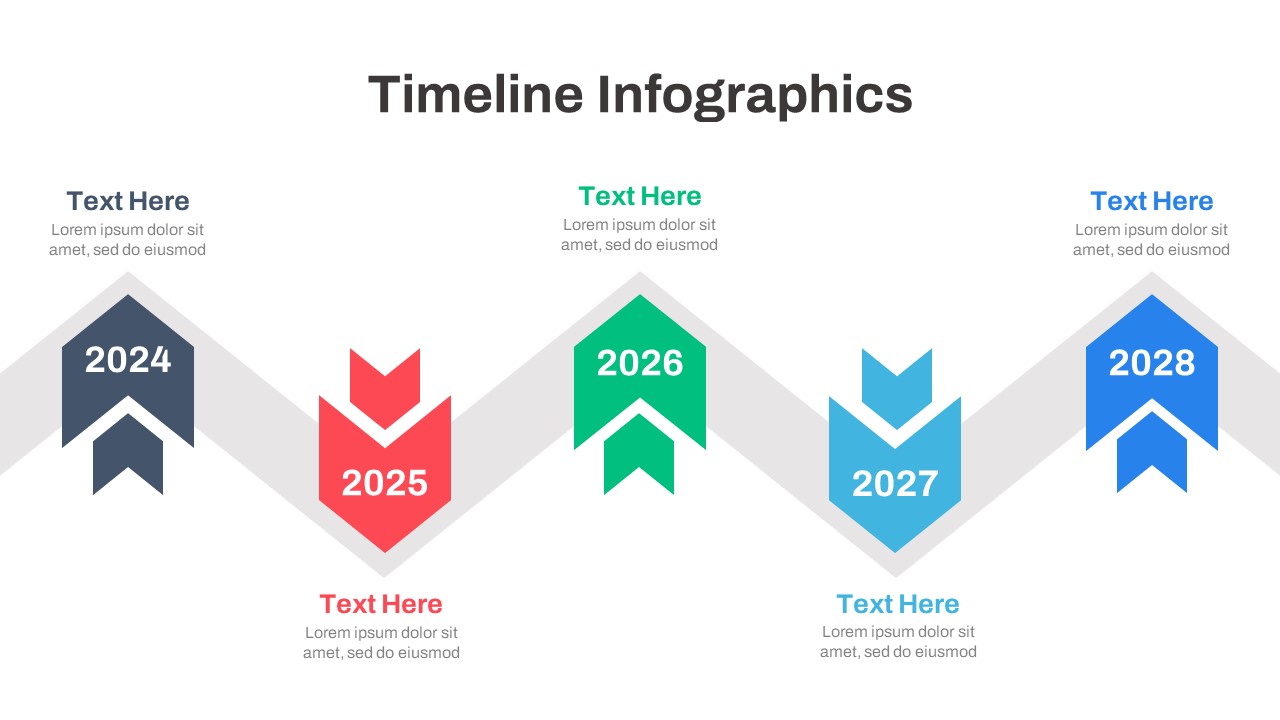 Free-PowerPoint-Timeline-Infographics-Deck-Year