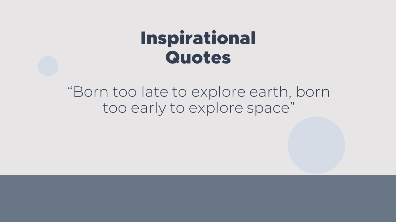 Free Space quotes Minimal Deck Template