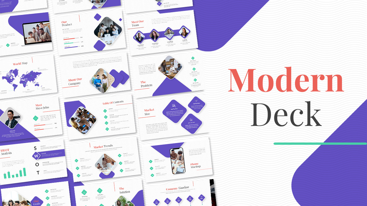 Modern Deck Free PowerPoint Templates