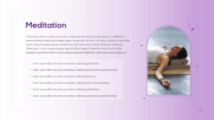 Yoga Class Presentation Template Meditation