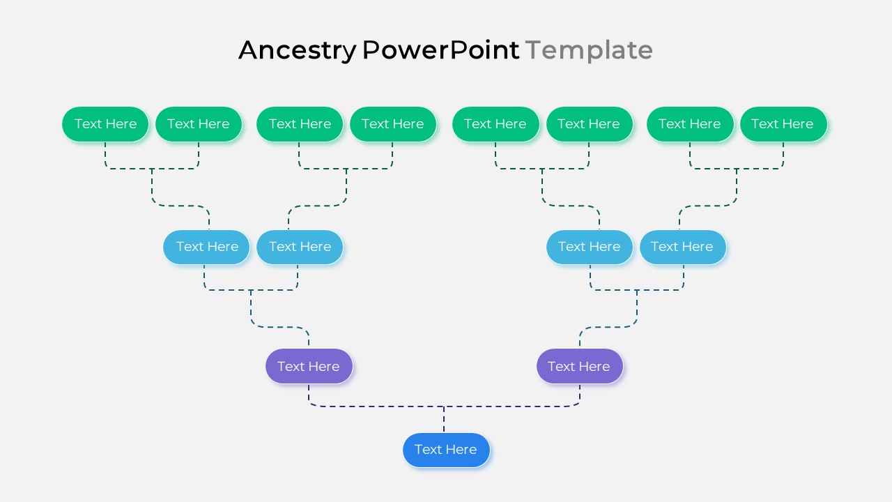 Ancestry PowerPoint Template White