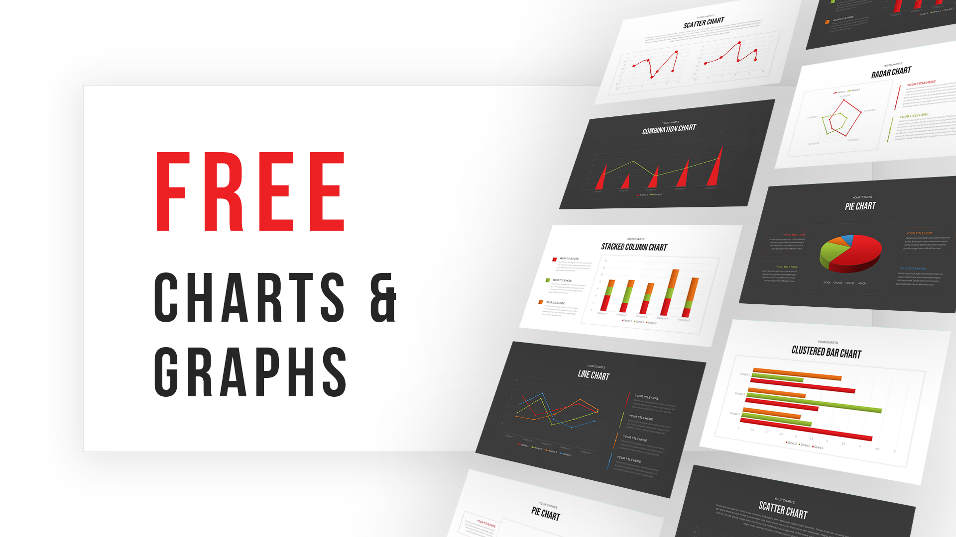 Free Charts & Graphs Deck PowerPoint Presentation Template