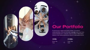 Galaxy-Gradient-PPT-Template-Portfolio