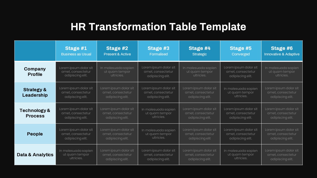 HR-Transformation-Table-PPT-Template