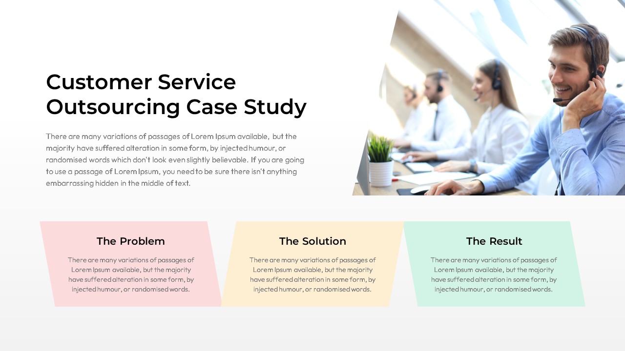 Customer-Service-PowerPoint-Template-Outsourcing-Case-Study