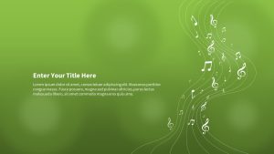 Free-Music-Background-PowerPoint-Template-Green