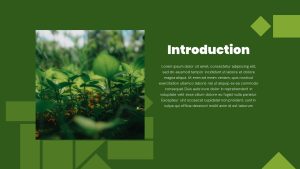 Agriculture PowerPoint Theme Introduction