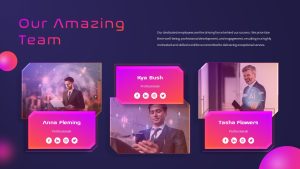 Free Animated Futuristic PowerPoint Templates Team