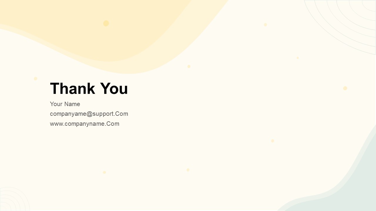 Minimal Background PowerPoint Theme Thankyou Slide