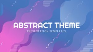 Abstract PPT Presentation Theme