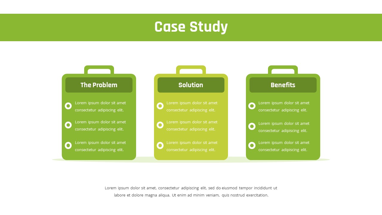 Animated Agriculture PPT Deck Template Case Study Slide