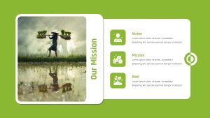 Animated Agriculture PPT Deck Template Our Mission Slide