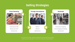 Animated Agriculture PPT Deck Template Selling Strategies Slide