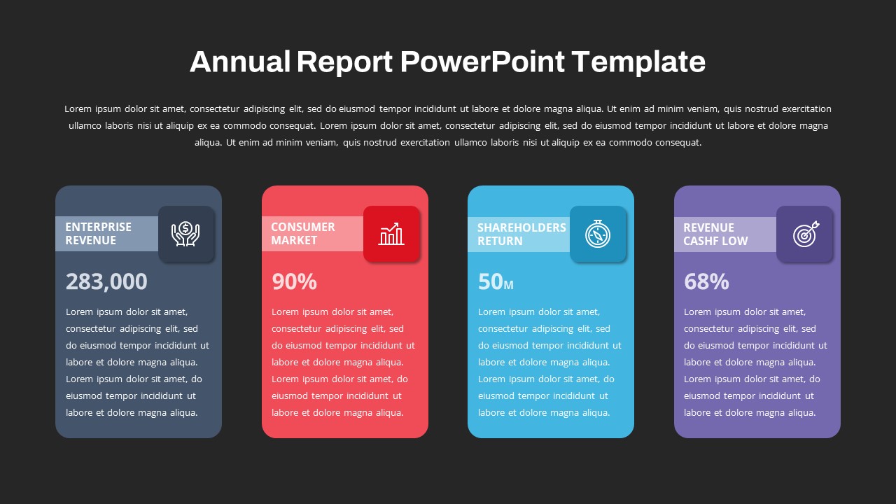 Annual Report PowerPoint Template Free