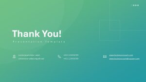 Business Coach PowerPoint Theme thank you