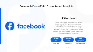 Facebook Presentation PowerPoint Template Free