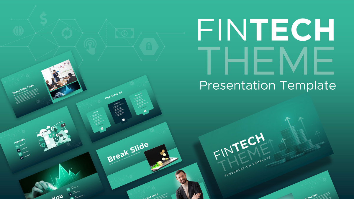 Fintech PowerPoint Theme featured image