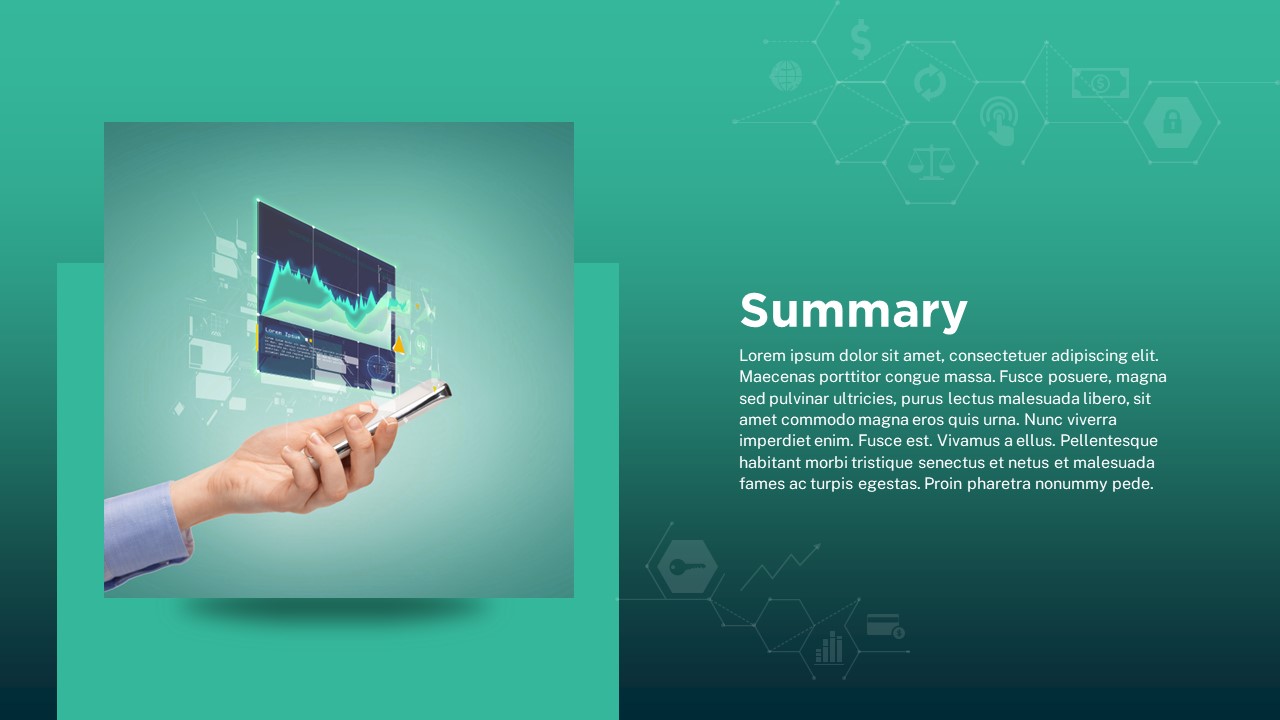 Fintech PowerPoint Theme summary