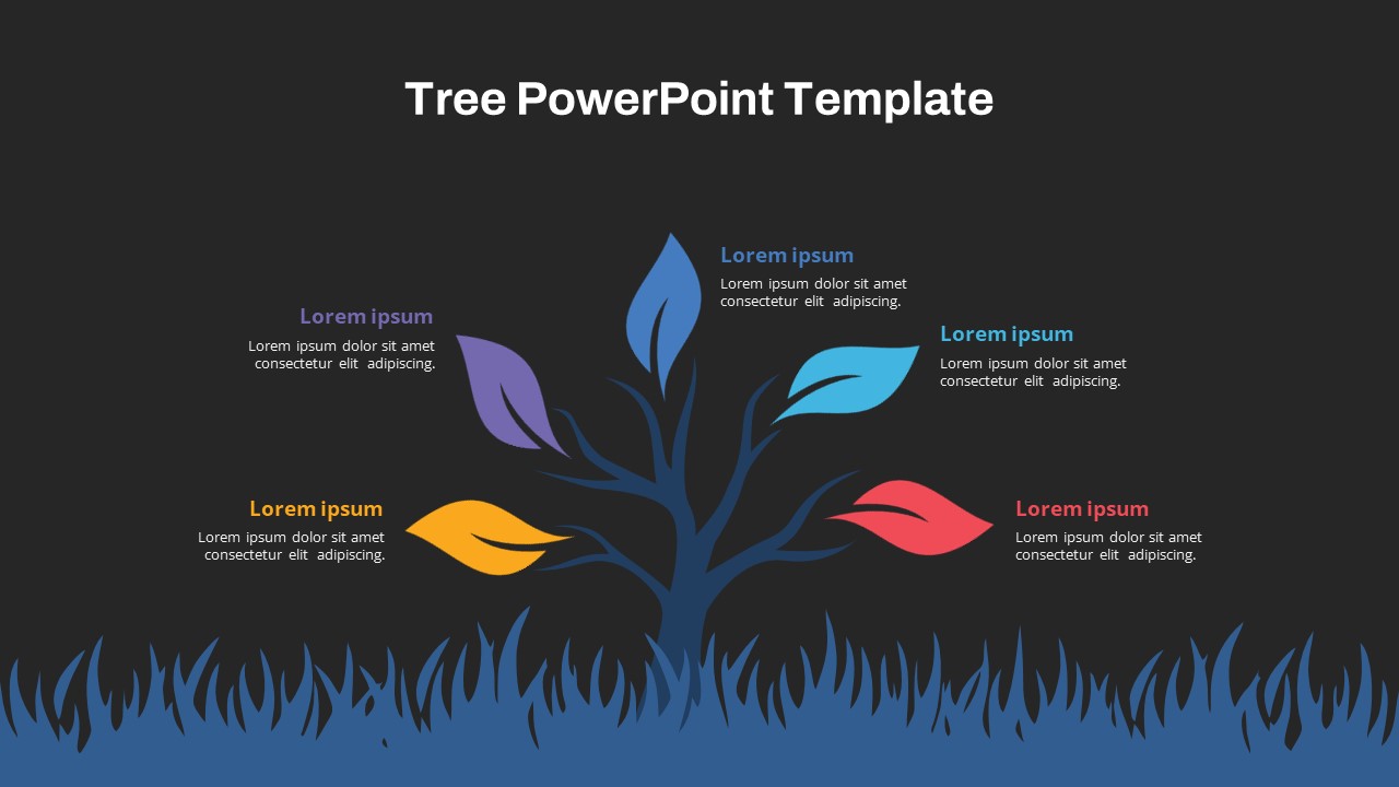 Free Tree Infographic PowerPoint Template